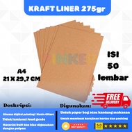 Kraft Paper A4 Liner 275 gsm contents 50 sheets Kraft Paper Liner A4 200 gsm