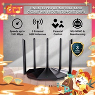 Tenda TX2 Pro AX1500 Dual-Band Gigabit WiFi 6 Router (Supports Unifi)