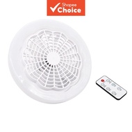 LED Smart remote control 3-in-1 ceiling fan light E27 LED light 23cm universal bedroom and kitchen l