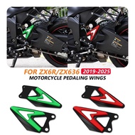 Motorcycle Rear Footrest Step For Kawasaki Ninja ZX-6R 2024 2025 636 ZX6R 2019-2025 Skidproof Pedal 