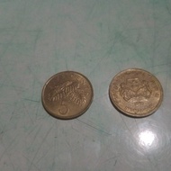 Uang logam lama/uang logam lama luar negeri/uang logam Singapore lama
