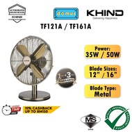 Khind Antique Table Fan Retro Style Kipas Angin Meja Antik Kipas Vintage 12 / 16 Inch 古董风扇 复古风扇 TF12