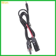 Won Solar Panel Connectors to 5 5mmx2 1mm Adapter Extension Cable 16AWG