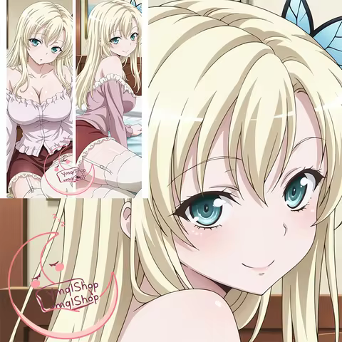 AI Beauty Dakimakura Cover - 1:3 Sena Kashiwazaki Double-sided Print Life-size body Custom Anime Pil