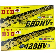 Rantai Tebal Motosikal Rantai Pengedap Minyak 428 520 525 530 Rantai Senyap Menyelesaikan Bunyi X20