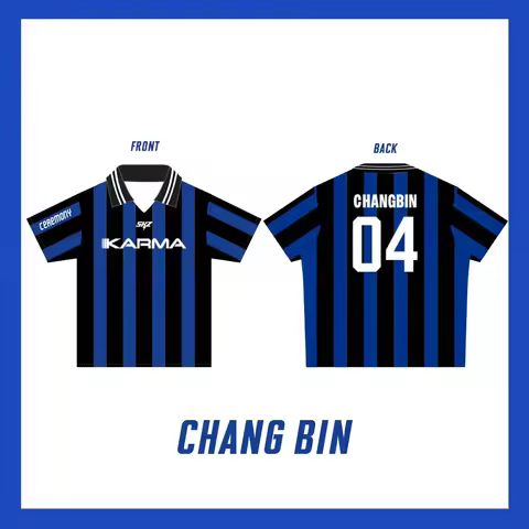 Stay KARMA Album Fans Jersey Support Shirts FELIX BANGCHAN HYUNJIN Streetwear Loose Clothes Tshirt S