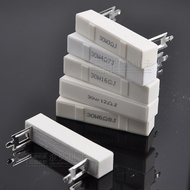 30W Flat Foot Cement Resistor Splitter Resistor 1 Euro-30 Euro Cement Resistor Speaker Splitter Hot 