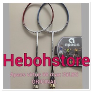 Original Apacs Virtus 66 Badminton Racket, 35 Lbs, Bonus Grip