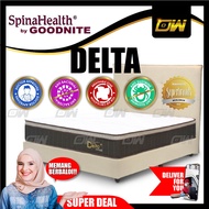 [ FREE 1 X RM99 KING KOIL PILLOW ] *HOT ARRIVAL* Goodnite By SpinaHealth Delta Pocketed Spring Mattr