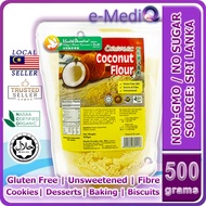 Health Paradise Organic Coconut Flour 500g  [HALAL | Gluten Free | Non Dairy | Vegan] 有机椰子粉 (Exp : J