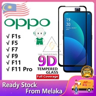 F7 OPPO 9D Full Screen Protector Tempered Glass F1s F5 F7 F9 F11 Pro