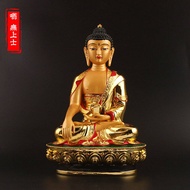 Five Dhyani Buddhas Tibetan Resin Painted Gold Amitabha Buddha Sakya Buddha Pharmacist Seven Buddha