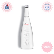 evian Natural Mineral Water Glass Bottle (750ml)