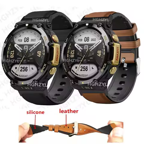 Silicone Bracelet Band For Huami Amazfit T-REX 2 Watch Strap Man For Amazfit T-Rex/T-Rex Pro Correa