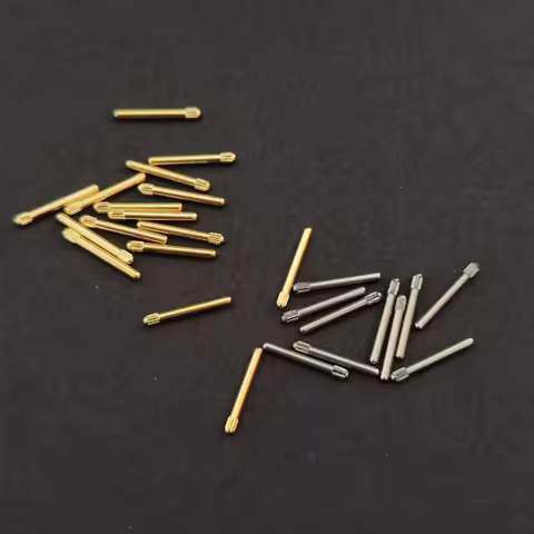 2pcs Gold/Silver Hinge Pins For Dupont L2 / Ligne 2 Lighter Top Cover Body Connecting DIY Repair Par