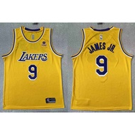 JOCELYN 2024-25 Lakers yellow. #     9 LeBron James Jersey