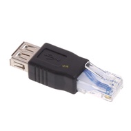 BT 1-Pack USB - RJ45 USB2 0 A Female to RJ45 Ethernet Male AF-8P8C Connector