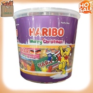 Haribo Christmas 980 g กัมมี่ เจลลี่ ฮาริโบ้ โกลแบร์ 1 กิโลกรัม Trolli Nimm2 nerds Jelly Belly