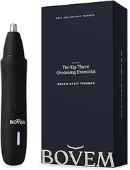 BOVEM Orbit Trimmer - Ear and Nose Hair Trimmer for Men and Women, Rechargeable Electric Nose Hair Trimmer, Multifunctional and Painless Safe Rotary Dual-Edge Blades, Rechargeable Cordless Shaver
