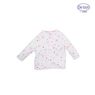 ENFANT (อองฟองต์) De bon By Enfant เสื้อกระดุมแขนยาว สำหรับเด็ก 3-24 เดือน ลายน้องช้าง ผ้าคอตตอน 100