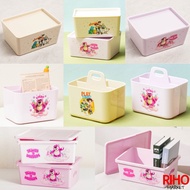 Korea Korea Daiso Daiso Bear Hug Brother Covered Storage Box Stackable Desktop Organize Small Object