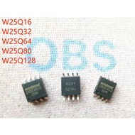 ((5 Pcs) W25Q16 25Q32 25Q64 25Q80 25Q128 JVSQ JVSSIQ FVSG BVSIG Memory Chip Brand New Original Patch