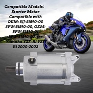 Starter Motor Replacement for Yamaha YZF-R1 YZF R1 2000-2003 OEM 5PW-81890-00 5PW-81890-01 5PW-81890