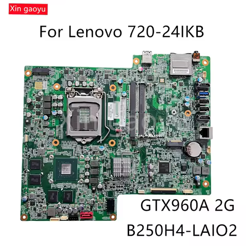 Original For Lenovo 720-24IKB Desktop Motherboard Mainboard GTX960 2GB 01GJ251 B250H4-LAIO2 100% Tes