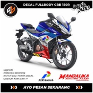 MANDALIKA CBR 150 R FULLBODY DECAL CBR 150 R STICKER/ MANDALIKA MOTORCYCLE BODY STICKER ACCESSORIES/
