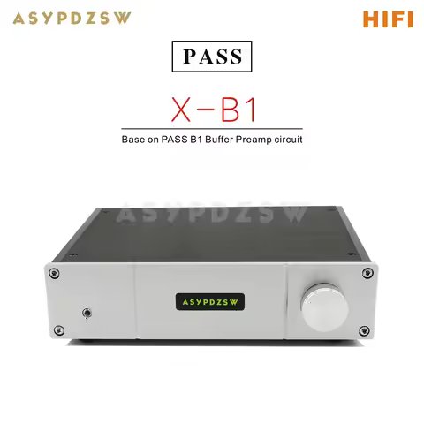 Finished PASS X-B1 Buffered preamplifier Base on PASS B1 BUFFER Preamp circuit
