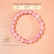 Ngoc Dan Tam - Tuong Vi Bracelet 9mm 5A - Fire Element & Earth Element