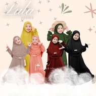 gamis anak perempuan lula series by zalira kids 4 tahun -tahun