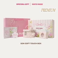 [PREMIUM COMBO] Gift combo 8/3 Soft Touch Box Lipstick - MATEMADE Lipstick Handbag + Daisy Charm + 2