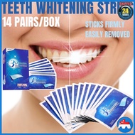 【🔥SG🔥】28Pcs 3D/5D/9D White Gel Teeth Whitening Strips Oral Hygiene Tooth Care Dental
