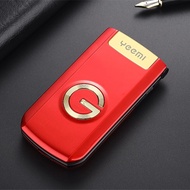 Yeemi Điện Thoại Di Động Lật G9000 Bàn Phím Lớn 2.6 Inch Đèn Pin Hai Sim Điện Thoại Dễ Thương Bằng G