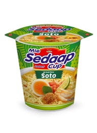 Mie Sedap Cup Siap Saji - Mi Sedap Cup Soto / Rawit bingit
