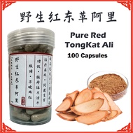 Pure Red Tongkat Ali Capsules 100 capsules 野生红东革阿里