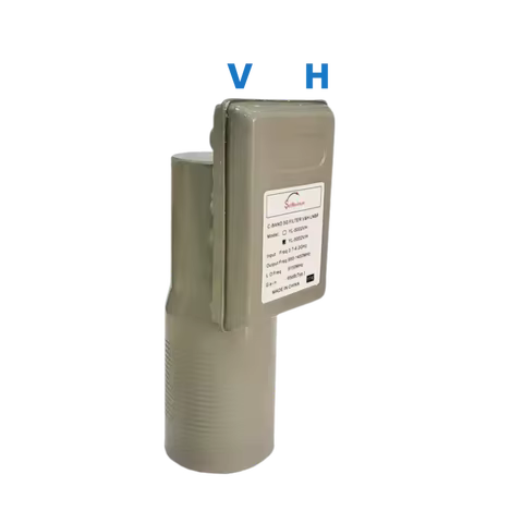 Satellite C Band 5150MHz LNB Inside 5G Filter Twin Output With Horizontal And Vertical Polarity(With