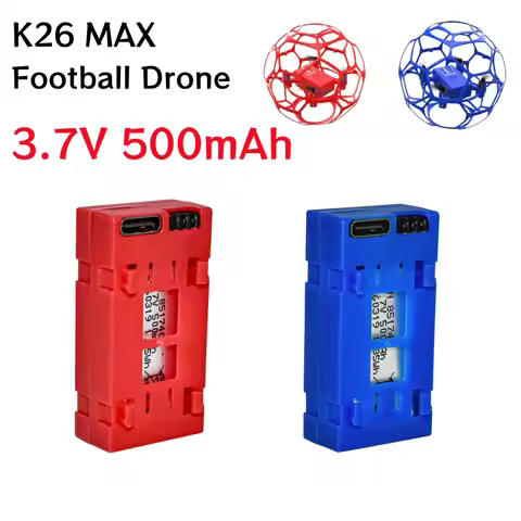 Original Drone Battery for K26 MAX, 3.7V 500mAh Rechargeable LiPo Replacement Battery, Long Flight T