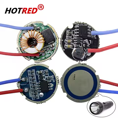 12V LED Flashlight Driver 3W 5W 10W Constant Current Driver DC1.2V 3.6V 4.2V DIY For XPE2 3W 5W 10W 