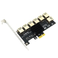 New Multiplier Riser 1 to 7 X16 USB Miner