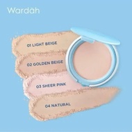 Wardah Lightening Light Feel Powder Foundation 2in1 - bedak padat wardah