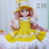 Tỉ Lệ 1/6 Anime Búp Bê BJD Công Chúa Trọn Bộ Với 23 Khớp Di Động Cơ Thể 3D Mắt 30Cm Bé Gái Đầm Đồ Ch