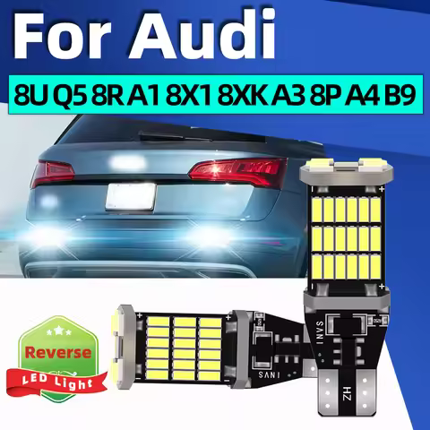 2pcs W16W T15 921 912 LED Canbus Reverse Light For Audi 8U Q5 8R Q7 4L TT 8J A1 8X1 8XK A3 8P A4 B9 