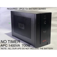UPS (REFURBISHED) SECURE 3000VA / AWP2000VA / INTEX 1500VA / APC 1400VA (NO BATTERY INCLUDED)