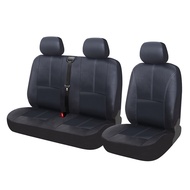 2+1 Leather Car Seat Covers Custom Tailored Heavy Duty Waterproof Van Seat Cover