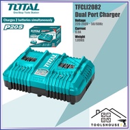 Total 8A Battery Charger 20V TFCLI2082 4A + 4A