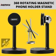 SG5 【100%ORI】REMAX RM-C33 Magnetic Phone Holder Stand 360 Rotating Desktop Stand Universal For Smart