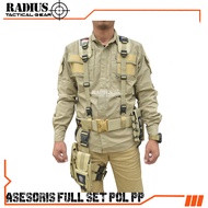 RADIUS-1SET PERLENGKAPAN SATPOL PP / KOPEL SET SATPOL PP / PERLENGKAPAN SATPOL PP COD
