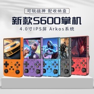 [HD 4.0-Inch IPS Screen] S600/R36MAX Handheld Game Console 128G Free 20,000 Games 4K Ultra-Clear Por